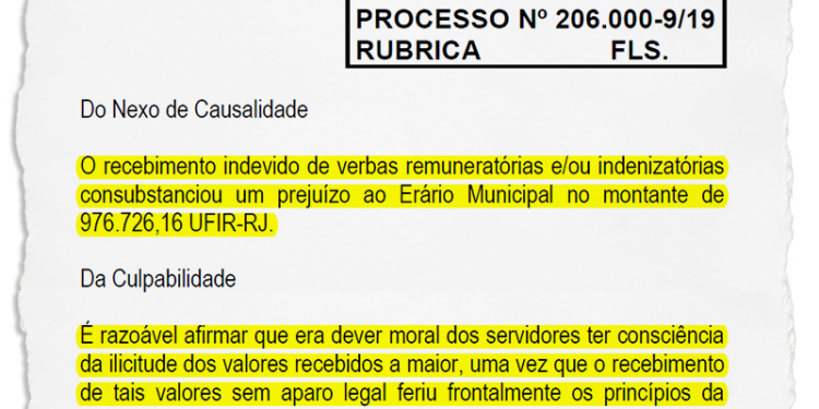 Servidores de Itaguaí terão de devolver R$ 3,6 milhões aos cofres da Prefeitura