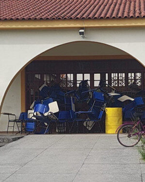 Barricadas na universidade