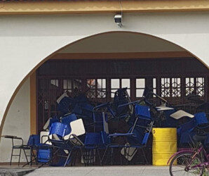 Barricadas na universidade