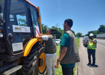 Prefeitura de Itaguaí interdita obra da CCR na Rio-Santos