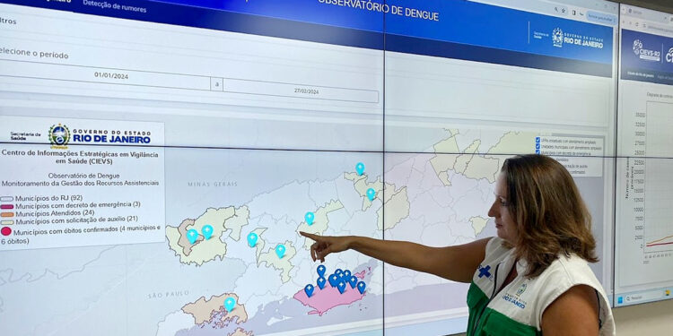 Plataforma online é lançada para divulgar as ações do Governo do Rio de Janeiro no combate à dengue.