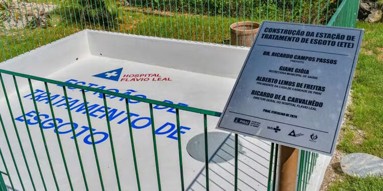A cidade de Piraí inaugurou uma nova Estação de Tratamento de Esgotos.