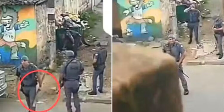 Polícia Militar afirma que câmeras de segurança destruídas por policiais foram instaladas pelo crime organizado.