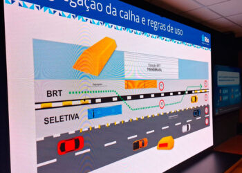 O BRT Transbrasil começa a funcionar, conectando Deodoro ao Terminal Gentileza.