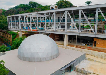 Reta final: Construção do Museu da Ciência e Tecnologia em Volta Redonda está prestes a ser concluída.