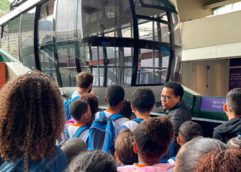Alunos de Queimados visitam o Pão de Açúcar.