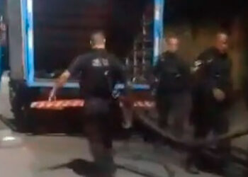 PM confisca uma tonelada de cabos de energia em Campo Grande.