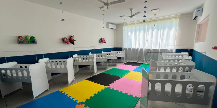 Magé inaugura primeira creche berçário na rede municipal de ensino.