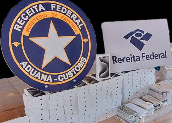 Receita Federal apreende R$ 1 milhão em eletrônicos no Rio.
