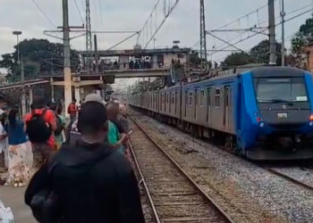 Interrupção de energia faz trens de Santa Cruz à Central operarem como paradores.