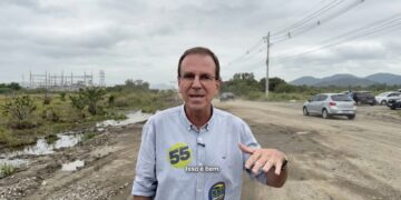 Paes promete concluir obras da Reta de Piranema em Itaguaí
