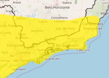Inmet emite alerta de tempestade para 24 cidades do Sul do Rio e Costa Verde